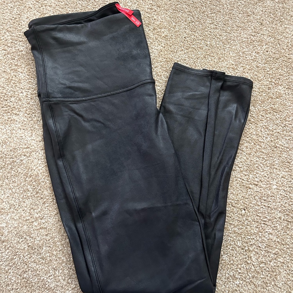 Spanx Faux Leather Leggings